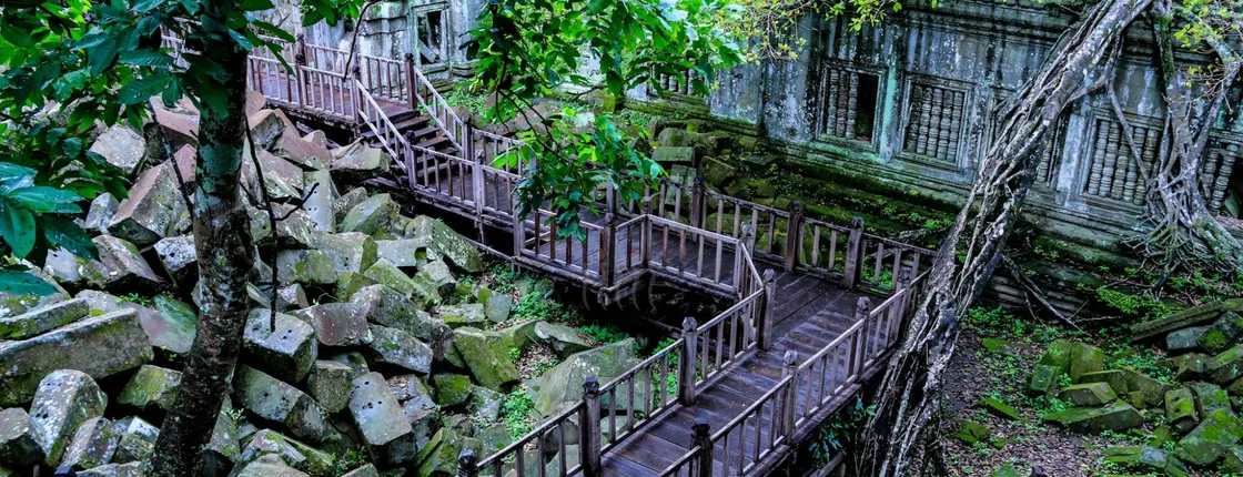 2-day Angkor Wat and Beng Mealea temples tour from Siem Reap