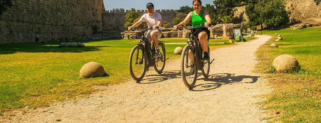 Medieval Rhodes Photo E-Bike Guided Tour