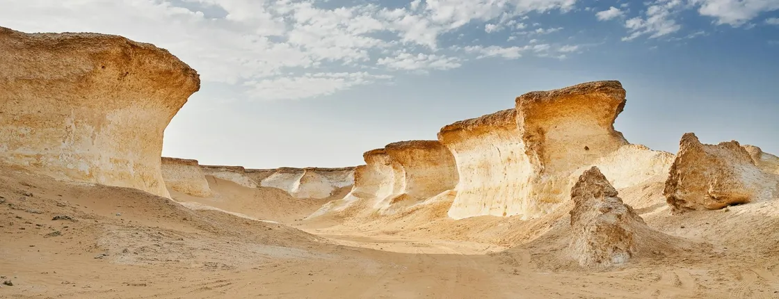 Private rock desert safari with sunset high tea from Doha