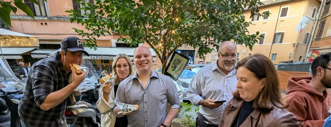 Campo de' Fiori and Trastevere street food walking tour