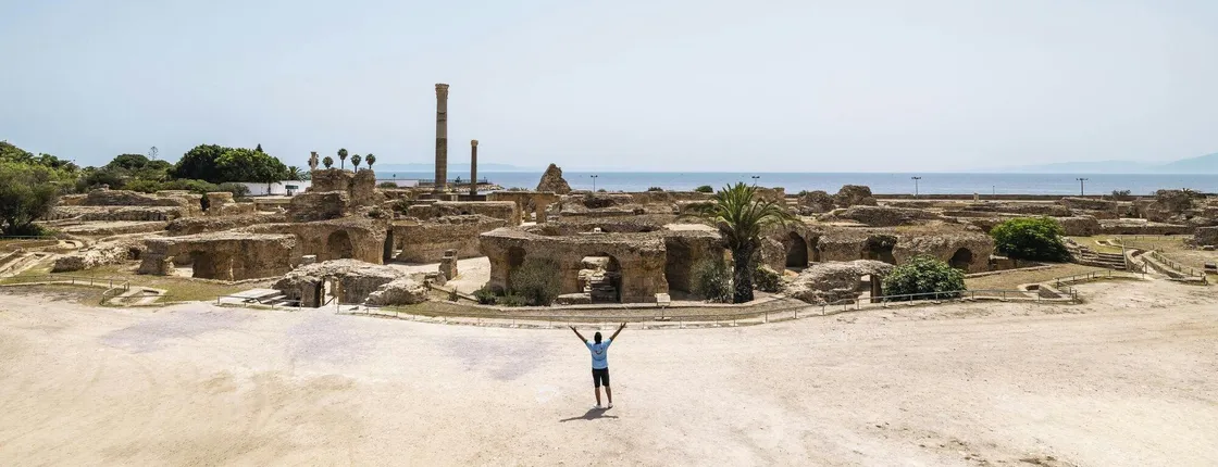 Full-day Carthage ruins and Sidi Bou Said tour from Hammamet