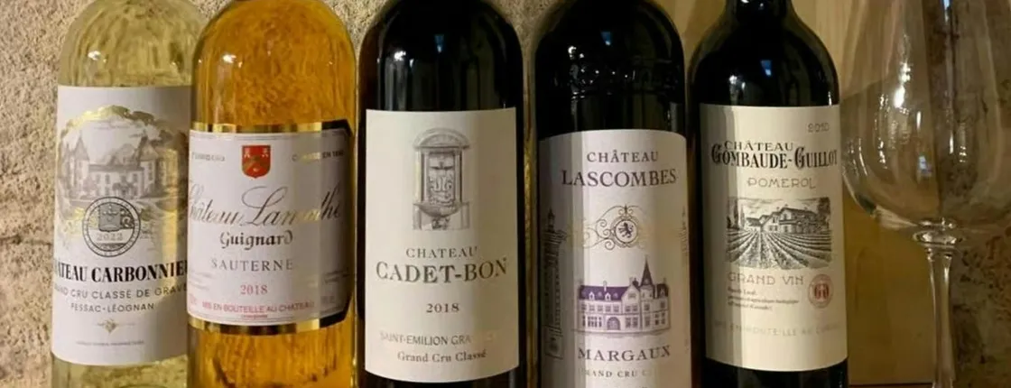 Bordeaux great classified growths private workshop with wine tasting