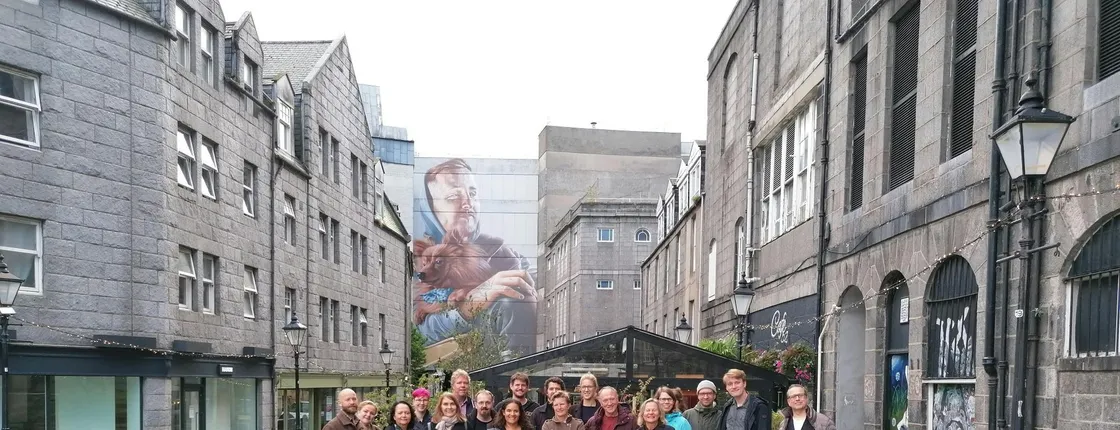 Private street art guided walking tour in Aberdeen