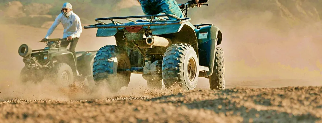 Quad experience in the Sahara with dinner from Sharm El Sheikh