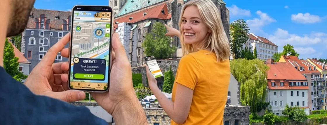 Self-guided digital scavenger hunt in Görlitz