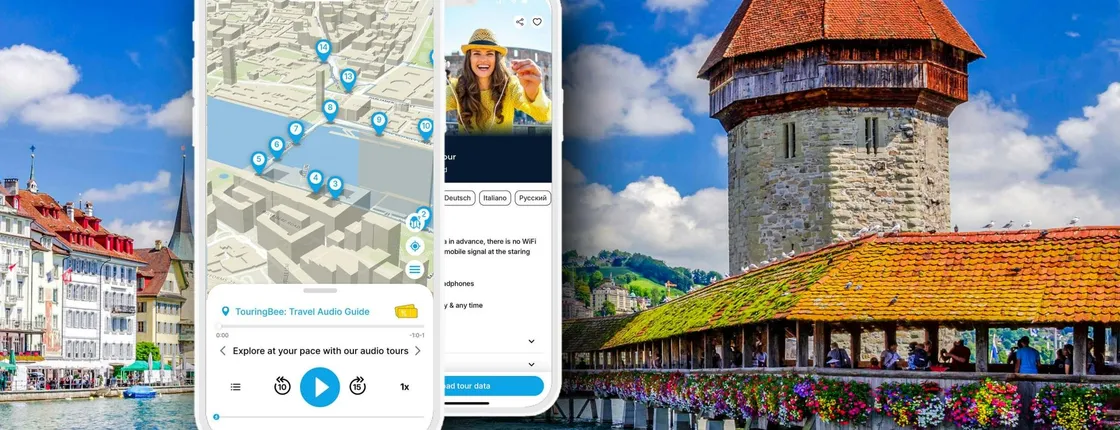 Lucerne self-guided walking tour with audio app