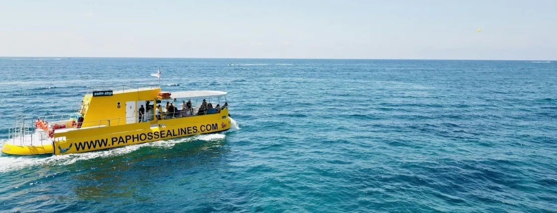Semi-submarine swim cruise with turtle watching and drinks from Paphos