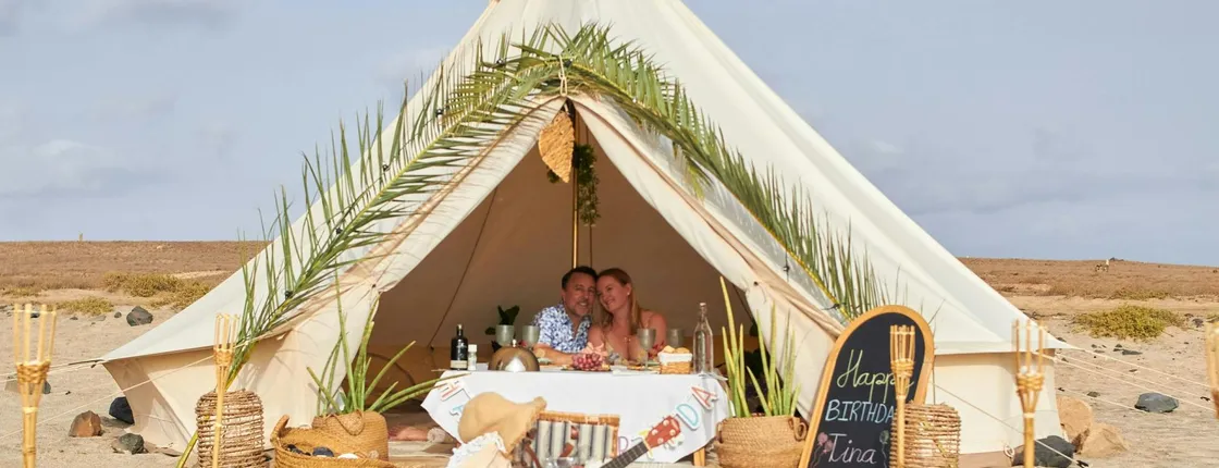 Romantic Sal Beachside Glamping Experience with Transfers