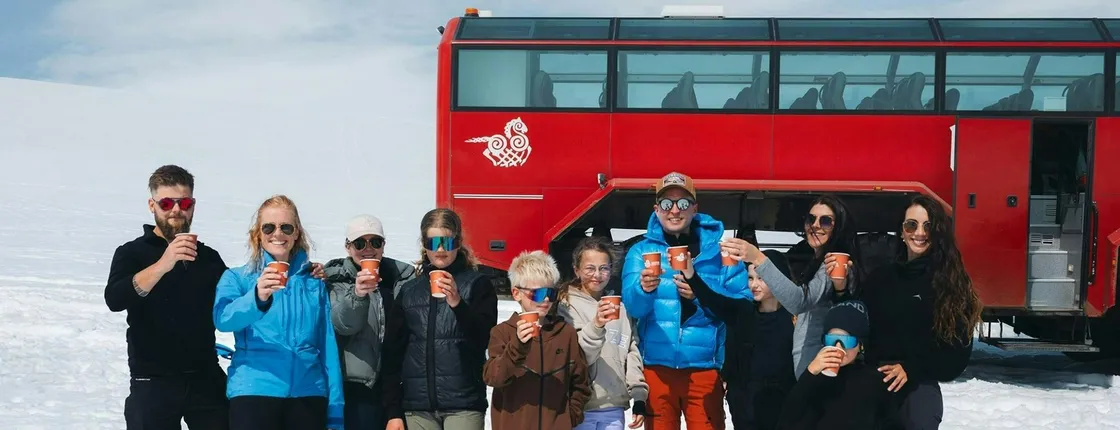 Golden Circle and glacier adventure in monster truck from Reykjavik