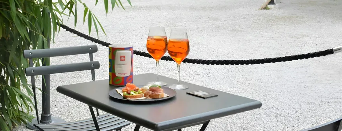 Spritz and cicchetti in Venice's Royal Gardens