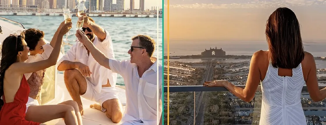 Afternoon yacht cruise and The View at The Palm Admission tickets