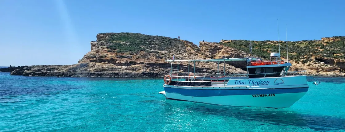 Malta private boat trip to Comino, Blue Lagoon and Gozo