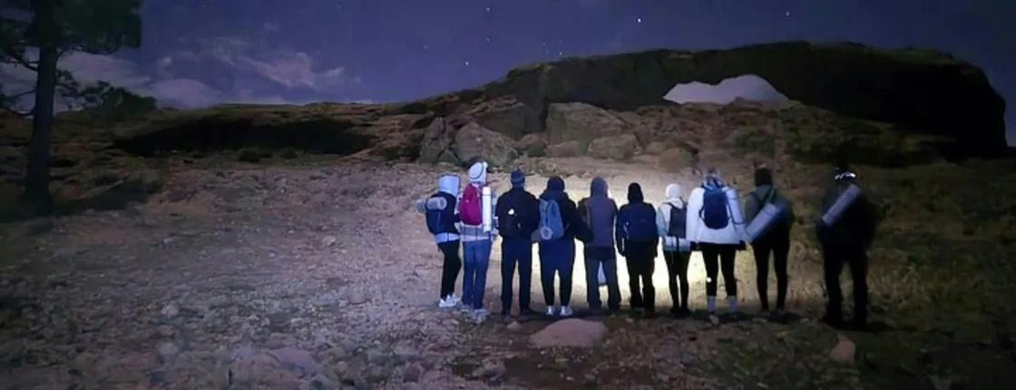 Gran Canaria astronomy hiking sunset tour with picnic and stargazing