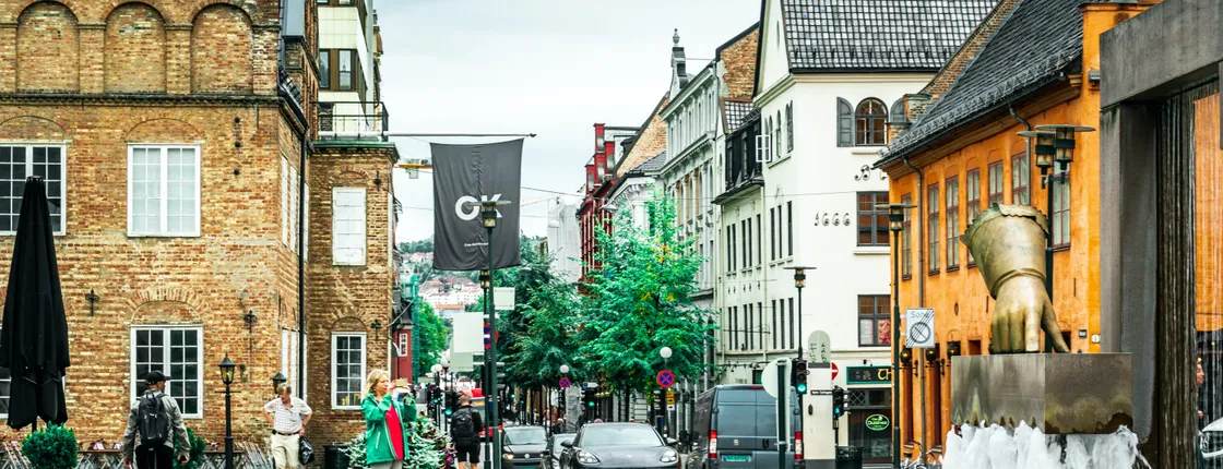 Typical Norwegian "Ut på Tur, Aldri Sur" private walking tour