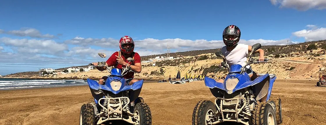 Adventure trip with quad ride, sandboarding and lunch from Agadir