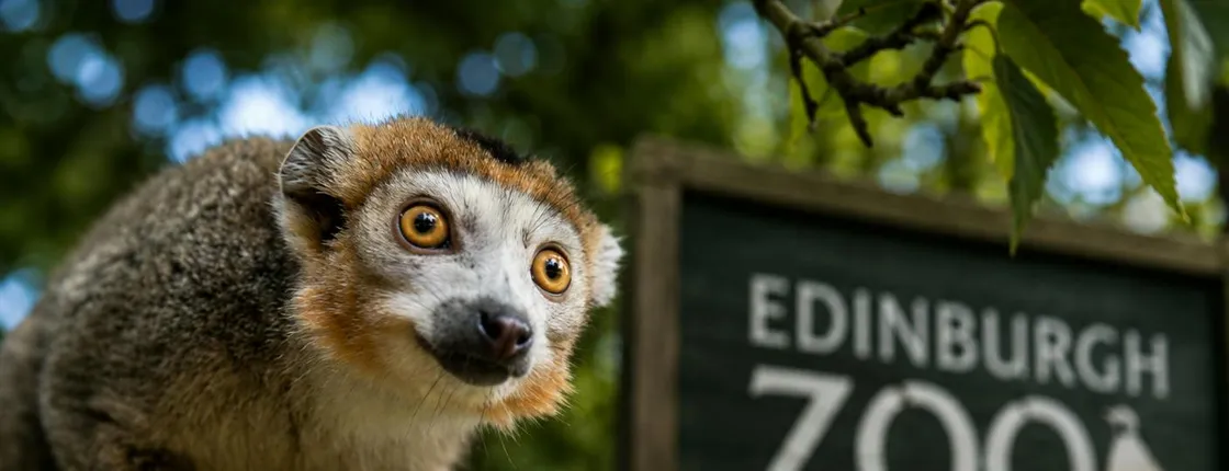 Edinburgh Zoo entrance ticket included eSIM