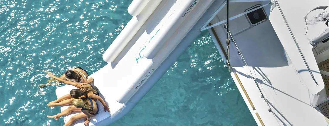 Rhodes luxury catamaran cruise with swim stops