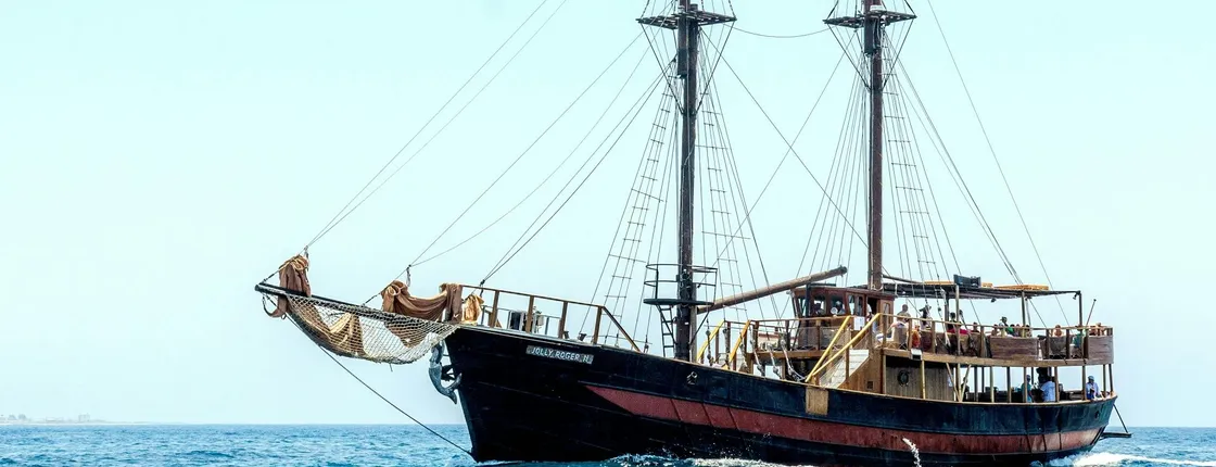 Jolly Roger pirate family cruise from Paphos