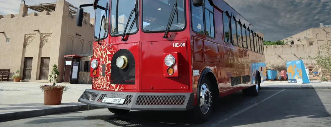 Dubai heritage express bus tour with Emirati lunch