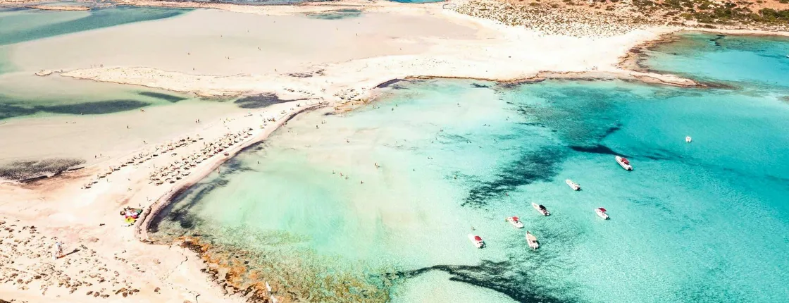 Gramvousa Island and Balos Lagoon from Plakias