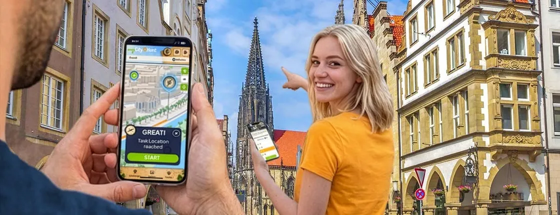 Self-guided digital scavenger hunt in Münster