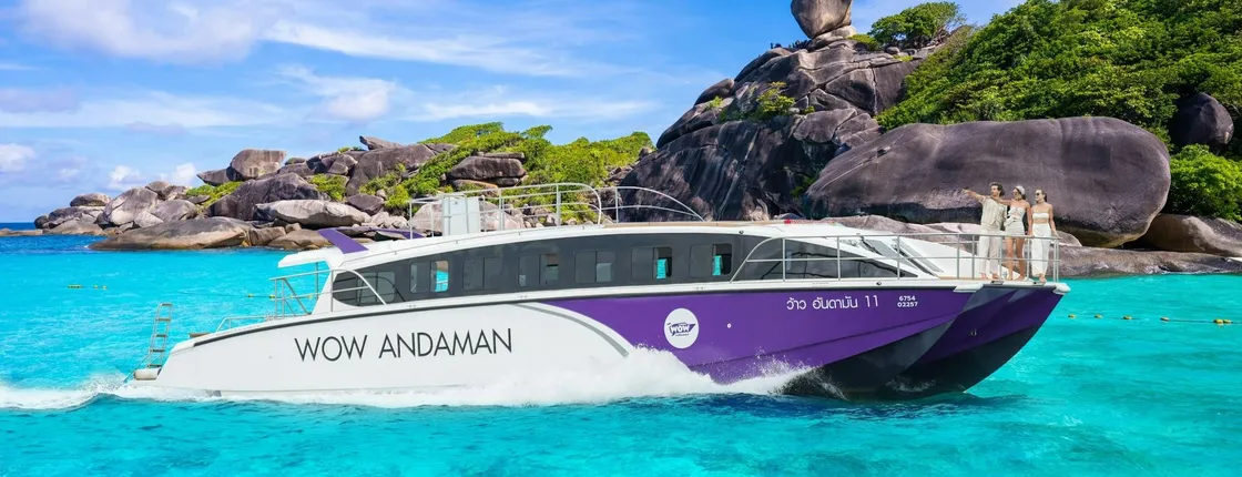 Similan Islands catamaran day trip with meals from Phuket