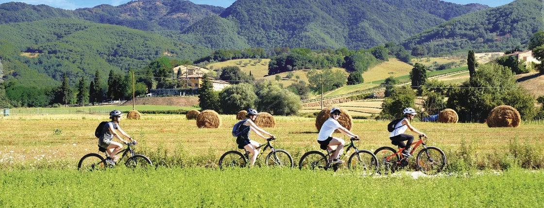 Tuscany by bike and saffron tasting