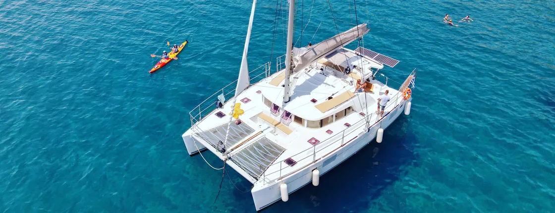 Catamaran private cruise in Rhodes
