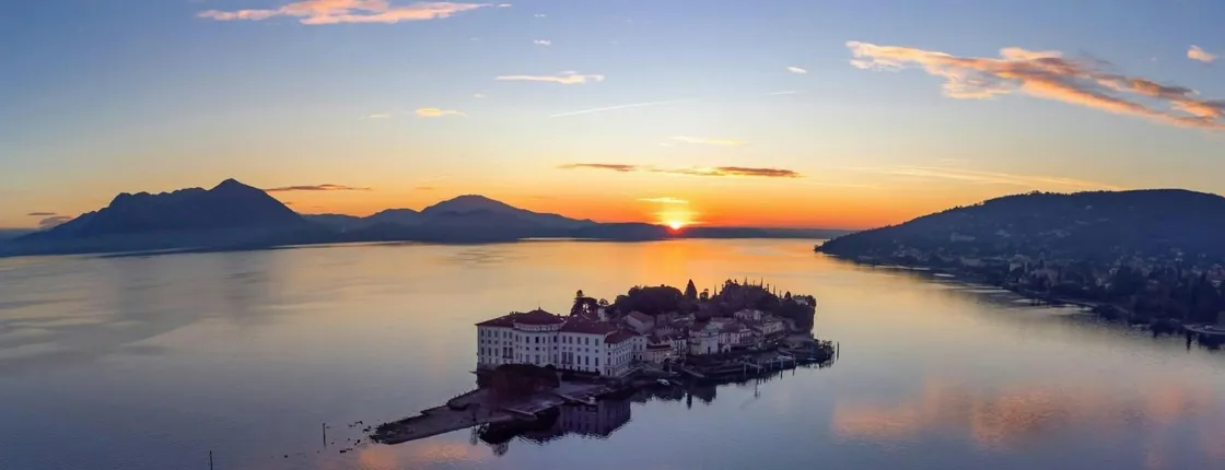 Sunset cruise on Lake Maggiore and Borromean Islands