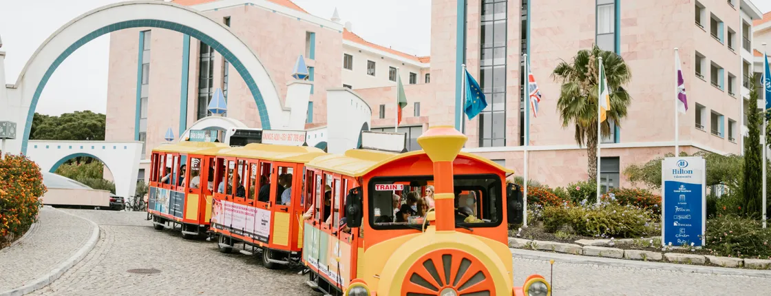 Vilamoura hop on and hop off tourist train