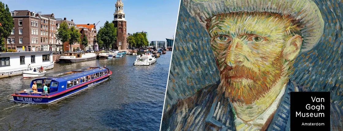 Blue Boat Company City Canal Cruise With Van Gogh museum