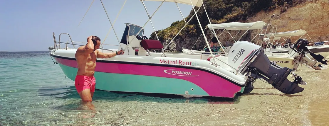 Zakynthos private boat rental