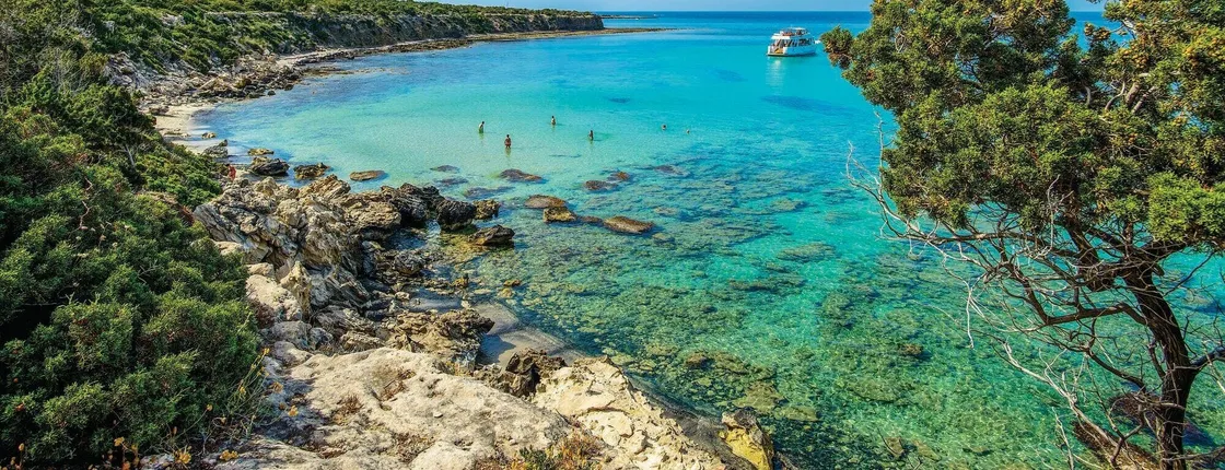 Baths of Aphrodite and Blue Lagoon Cruise from Latchi
