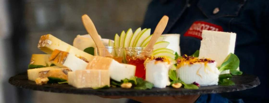 Cheese and wine tasting on Lake Como Mountains