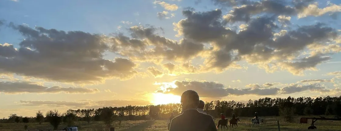 Horseback trail ride in Central Florida