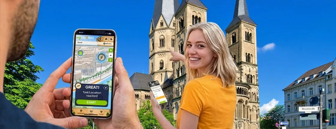 Self-guided digital scavenger hunt in Bonn
