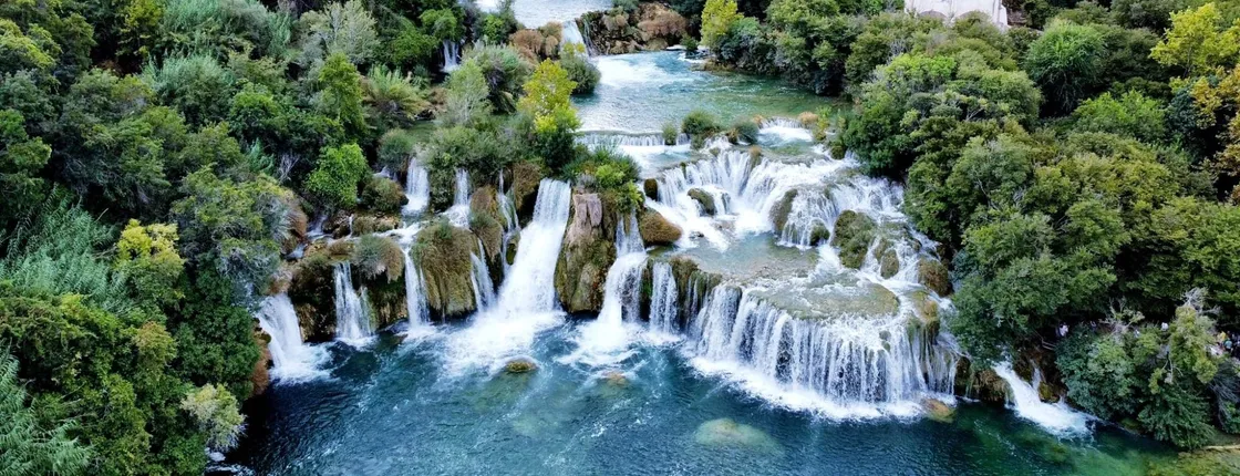 Krka waterfalls tour from Split - blue and green oasis
