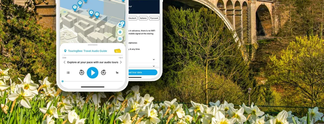 Luxembourg self-guided walking tour with audio app