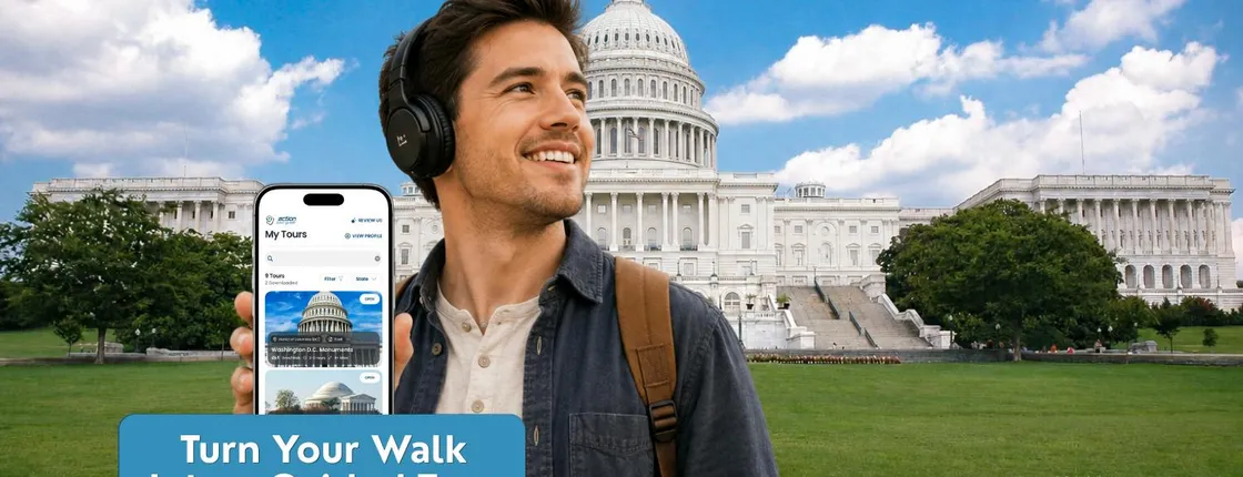 Washington DC monuments self-guided walking audio tour