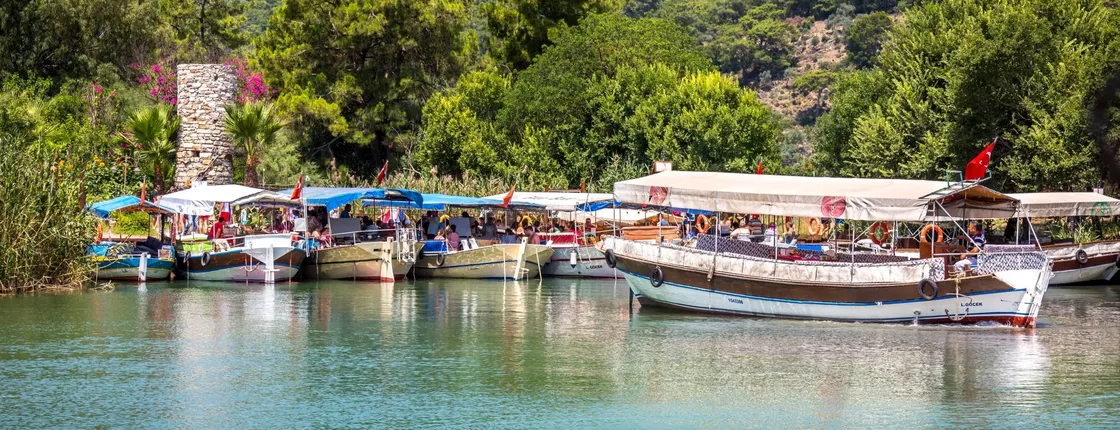 Full-day Dalyan riverboat check-out tour with Iztuzu Beach visit