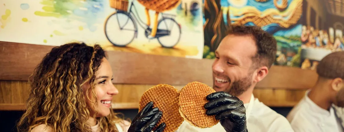 Traditional Dutch Syrup Waffle Making Workshop in Amsterdam