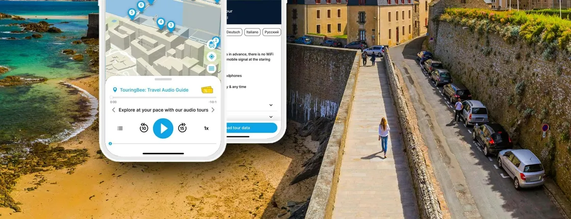 Saint-Malo self-guided walking tour with audio app