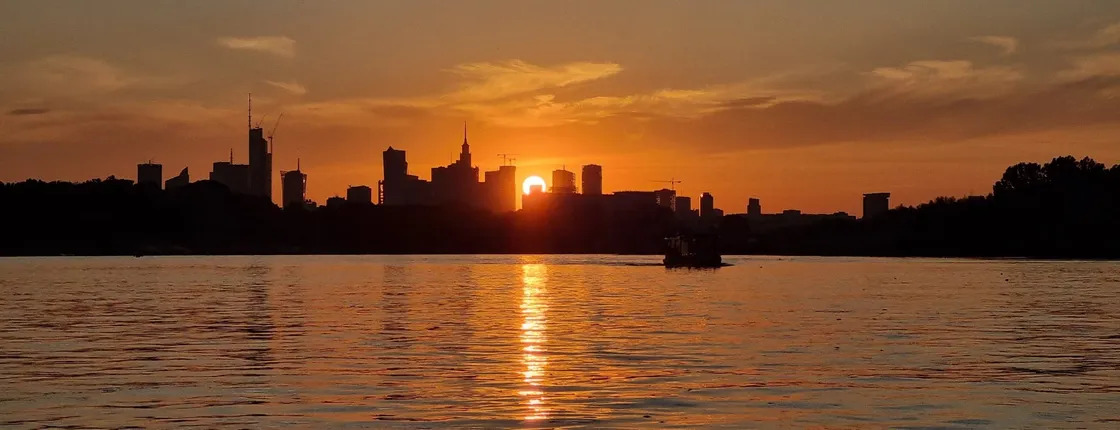 Vistula River Sunset Cruise with Welcome Drink