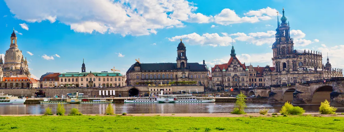 Dresden big city tour by bike