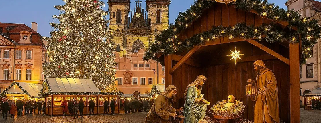 Unforgettable Christmas walking tour through Prague