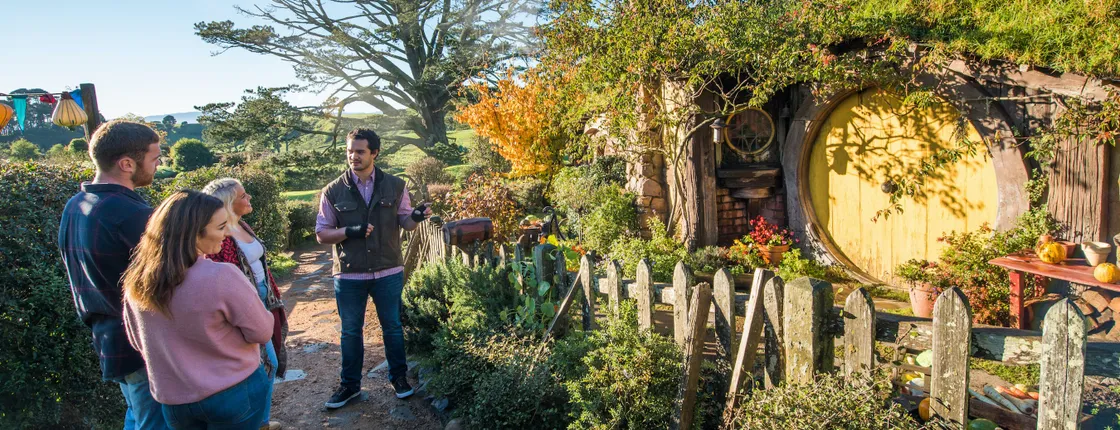 Rotorua to Auckland via Hobbiton and Waitomo