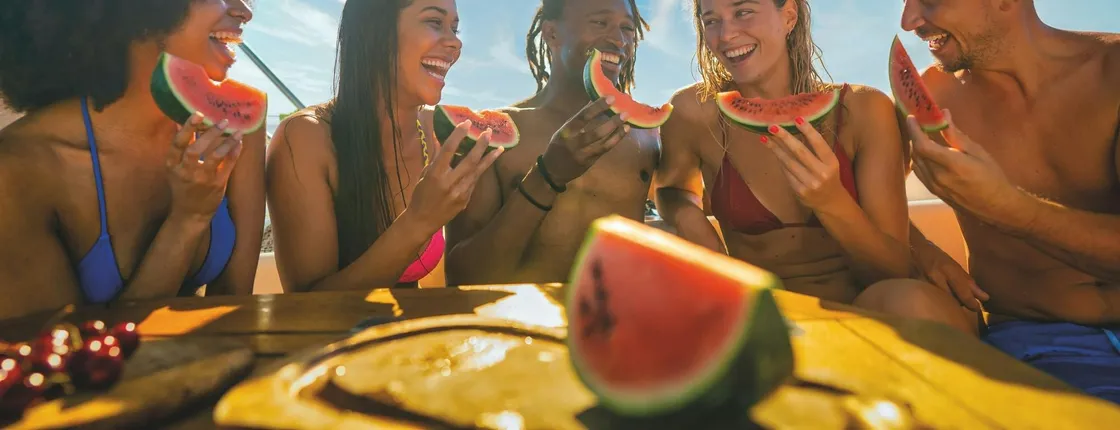 Algarve catamaran cruise ticket from Lagos with brunch