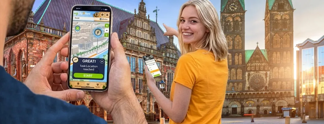 Self-guided digital scavenger hunt in Bremen