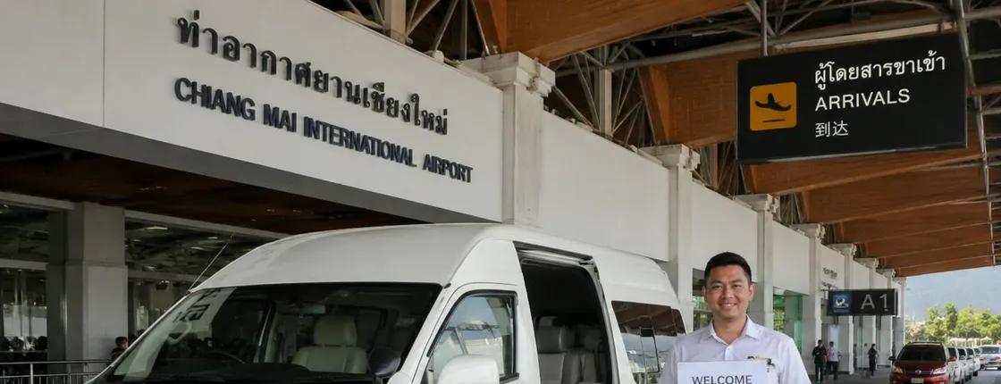 Chiang Mai private airport transfer by van