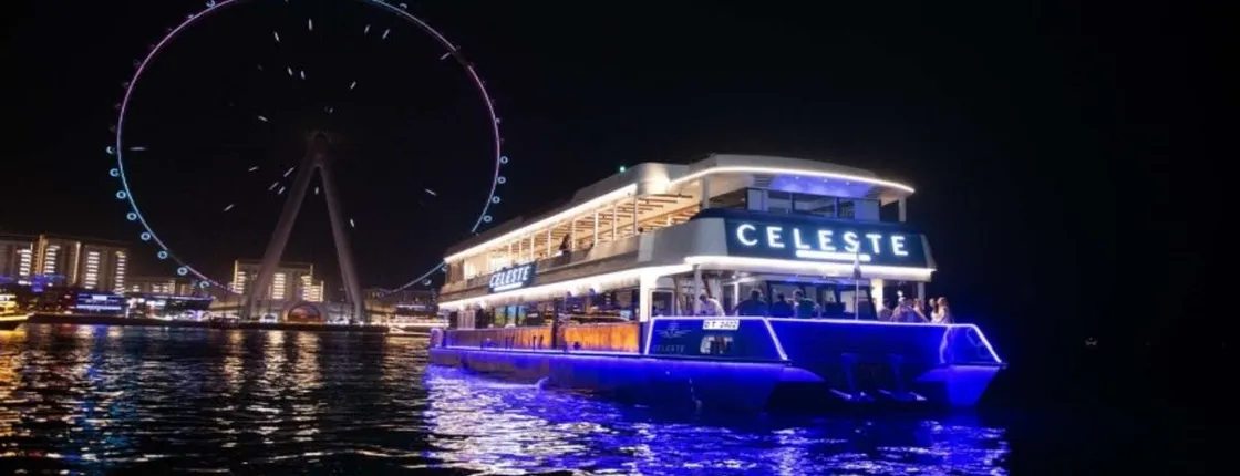 Celeste luxury cruise and dinner with options main or upper deck